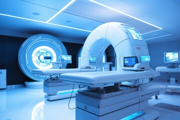 Modern radiology equipment providing high-resolution images.