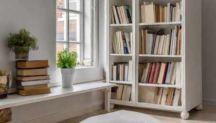 library with books