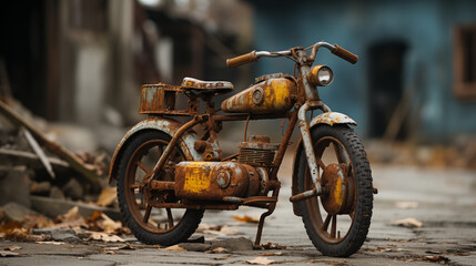 ancient motorcycle