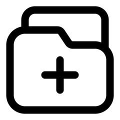 Obraz premium Medical report line icon