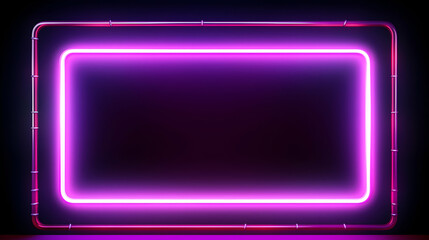 A vibrant neon frame glowing in mesmerizing pink and blue hues, ideal for Black Friday or Cyber Monday promotions