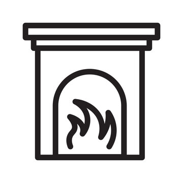 recommend clip art: fireplace icon