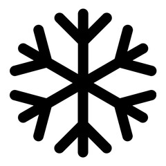 Snowflake line icon