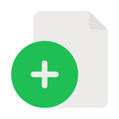 File add flat icon