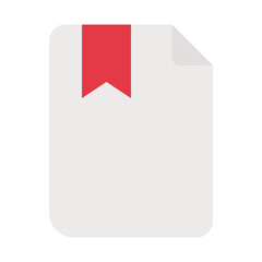 File bookmark flat icon