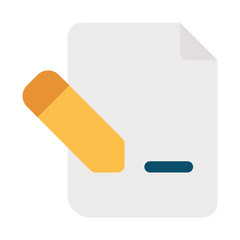 File edit flat icon