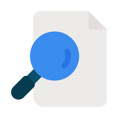 File search flat icon