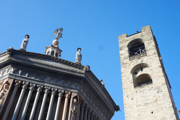 Historic Buildings in the Ancient Heart of Upper Bergamo. - 669541566