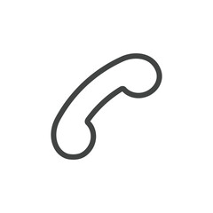 Phone icon symbol set. Smartphone, Old phone logo sign shape collection. Vector illustration image. Isolated on white background.