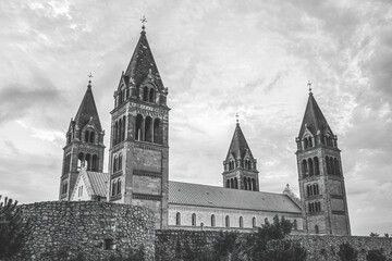 The cathedral in Pecs,Hungary.High quality photo.