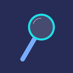  laboratory instruments : loupe, magnifying glass