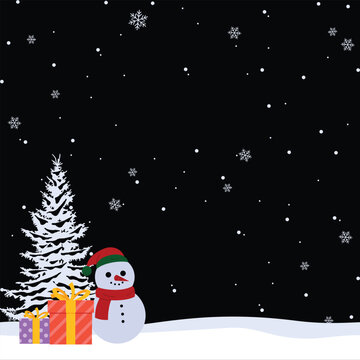 Christmas background design. Christmas template design. Snow background. Snow design