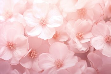 Obraz premium Soft foucs of sweet roses in pastel pink color texture for background, Generative AI