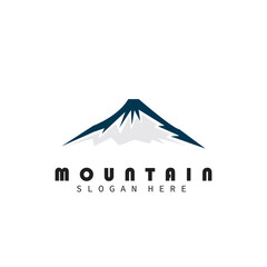 mountain symbol logo vector design ilustration