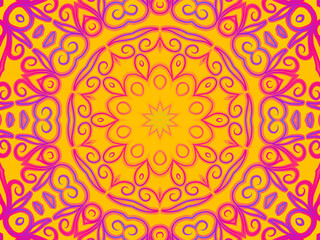 Luxurious colourful gradient modern Chinese oriental simple and aesthetic line art pattern for presentation template background 