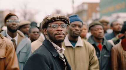 Obraz premium Empowering the Black Community: Grassroots Initiative for Local Challenges