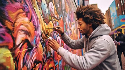 Vibrant Graffiti Art