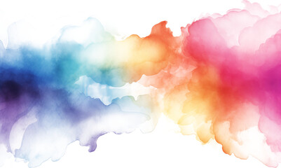 Watercolor background transparent