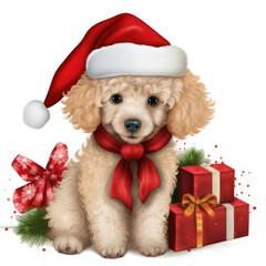 Christmas Poodle
