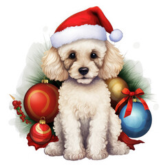 Christmas Poodle
