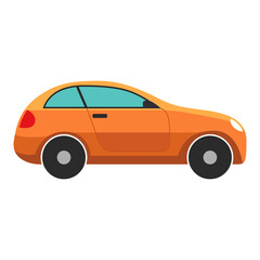 Set of car isolated on the background. Ready to apply to your design. Vector illustration.