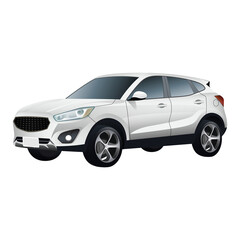 Set of car isolated on the background. Ready to apply to your design. Vector illustration.