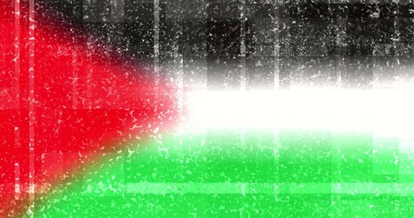 Palestine flag old banner	