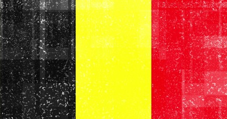 Belgium flag old banner