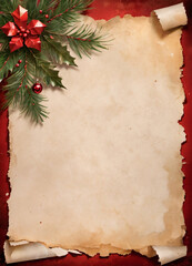 Christmas Vintage Paper Background