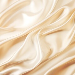 Obraz premium luxury white gold liquid background with draps. AI generate