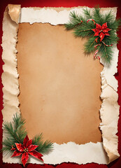 Christmas Vintage Paper Background