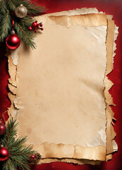 Christmas Vintage Paper Background