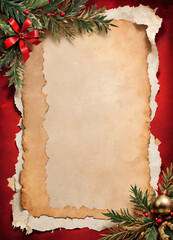 Christmas Vintage Paper Background