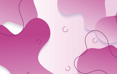 abstract gradient dynamic fluid shapes background design template