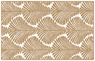 Gold Abstract Organic Pattern. Leaves Lines with Brush Strokes. Modern Printable Background Ornament. Abstract Natural Shape. Grounge Texture Walpaper. Leaf Fabric Textile Background.