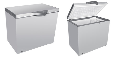 Image of a chest freezer