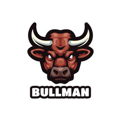 Bullman Mascot Logo Design