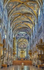 Naklejka premium Parma and the Lombard Romanesque style architectures