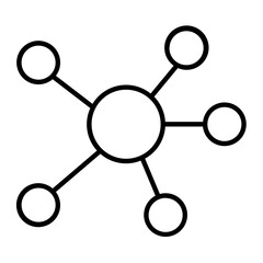 Molecule Outline Icon