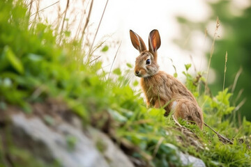 Rabbit in nature