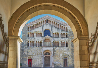Fototapeta na wymiar Parma and the Lombard Romanesque style architectures