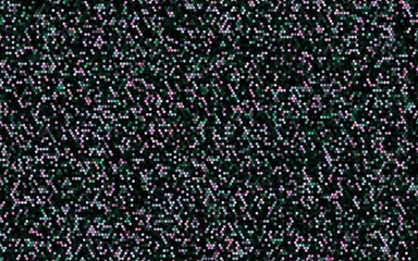 Colorful abstract seamless dot pattern. Futuristic funky dots texture. Artistic retro and vintage background design. 