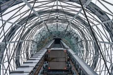 Elevator inside view