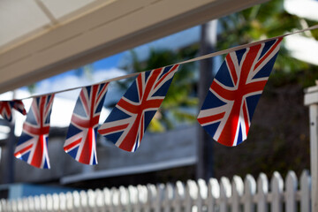 British bunting flags