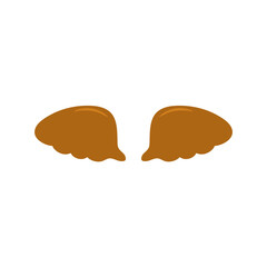Wings cartoon vector illustration