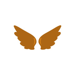 Wings cartoon vector illustration