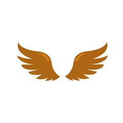 Wings cartoon vector illustration