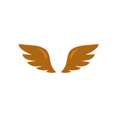 Wings cartoon vector illustration