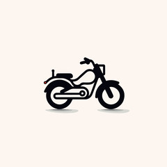 Obraz na płótnie Canvas Motorcycle in cartoon, doodle style. 2d vector illustration in logo, icon style. AI Generative