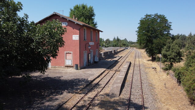 Stazione ferroviaria di Sadali Seulo Sardegna trenino verde